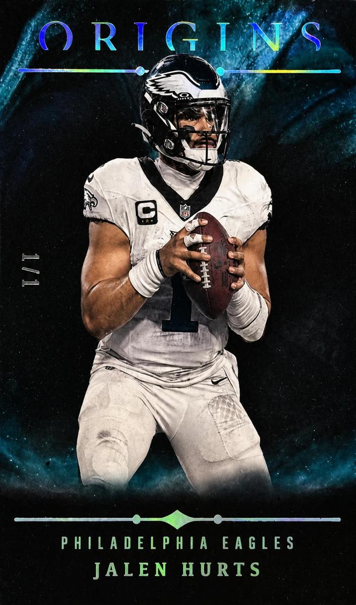 2024 Panini Origins Football Black Jalen Hurts #35