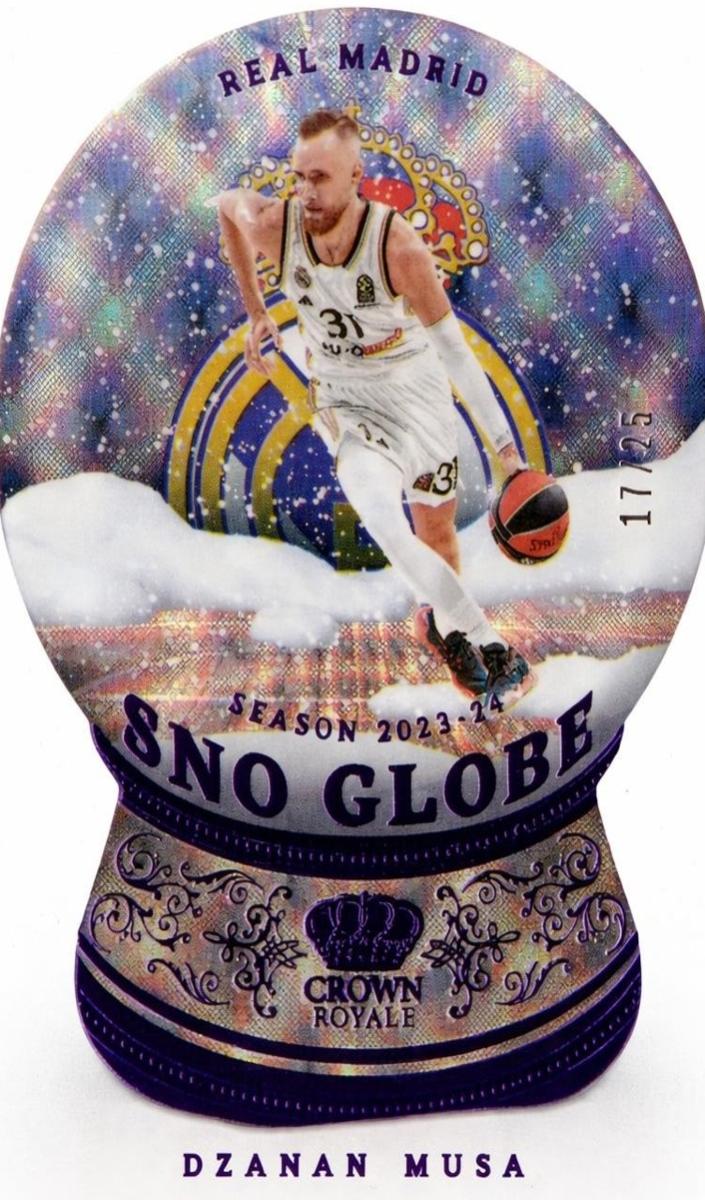 2023 Panini Crown Royale Turkish Airlines EuroLeague Basketball Purple Dzanan Musa #21