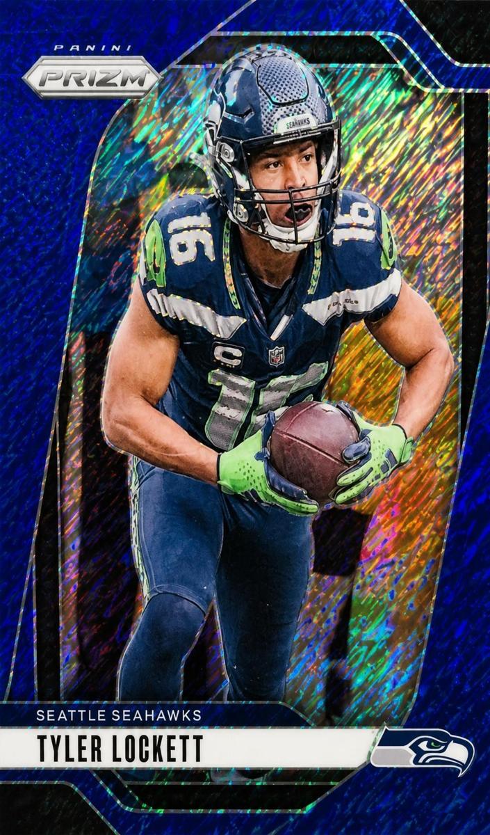 2024 Panini Prizm Football Blue Shimmer Tyler Lockett #262
