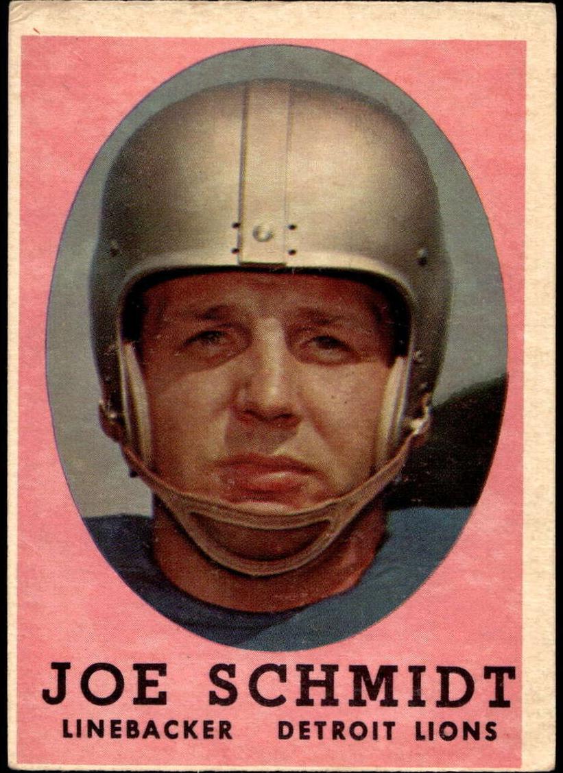 1958 Topps Football Joe Schmidt #3