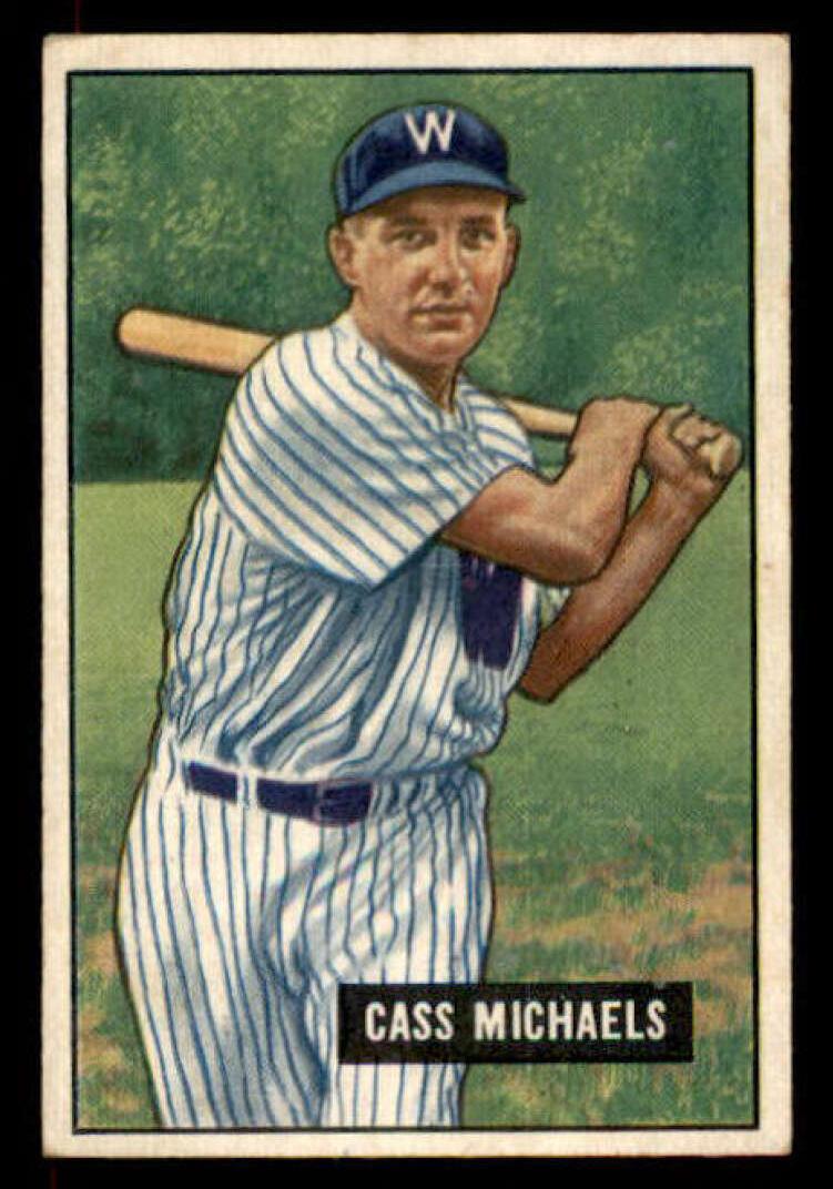 1951 Bowman Baseball Cass Michaels #132 PSA 6