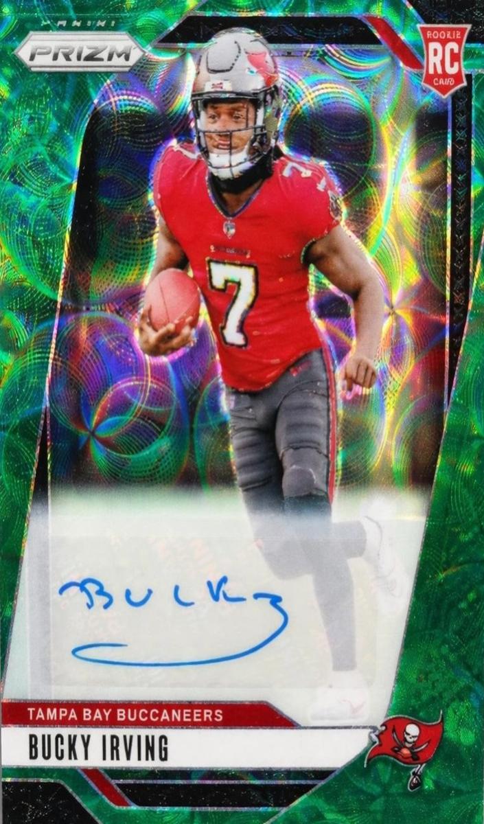 2024 Panini Prizm Football Green Scope Bucky Irving #316