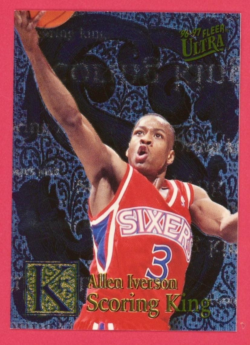1996 Fleer Ultra Basketball Plus Allen Iverson #20