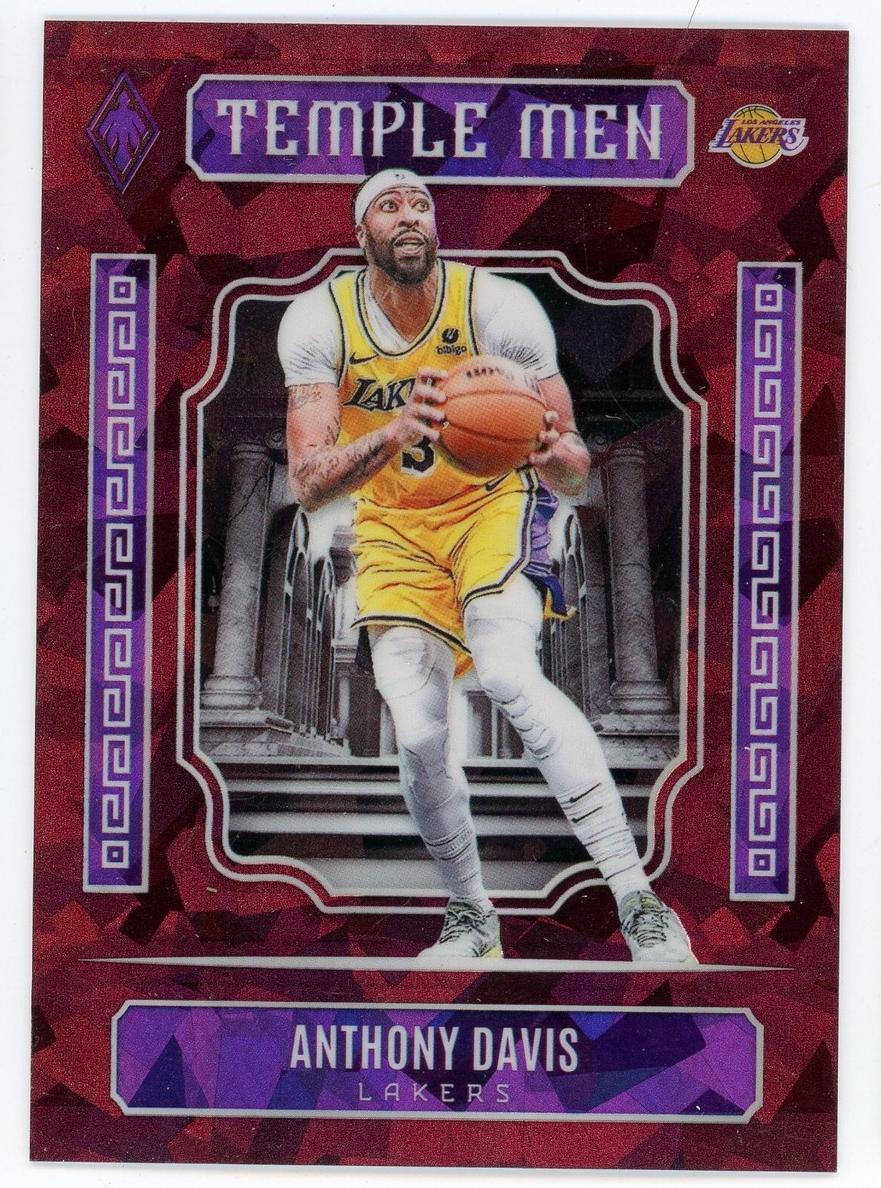 2023 Panini Phoenix Basketball Maroon Ice Anthony Davis #25