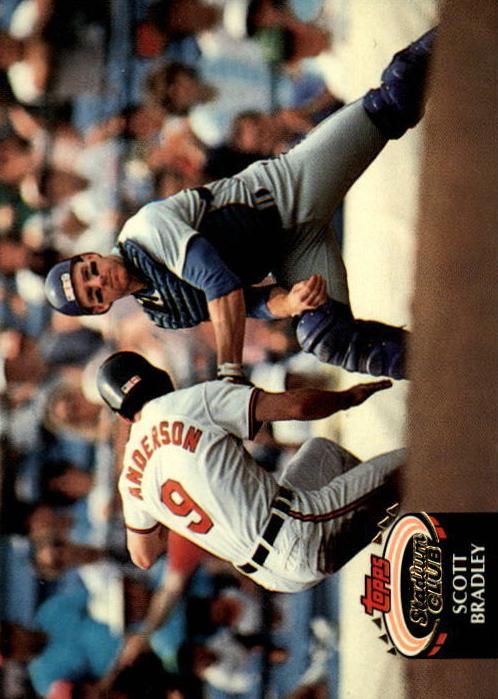 1992 Topps Stadium Club Baseball Scott Bradley #146
