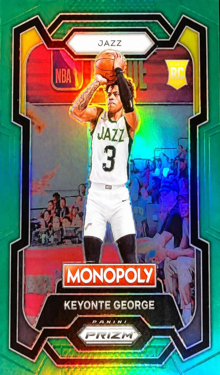 2023 Panini Prizm Monopoly Basketball Green Keyonte George #87 PSA 10