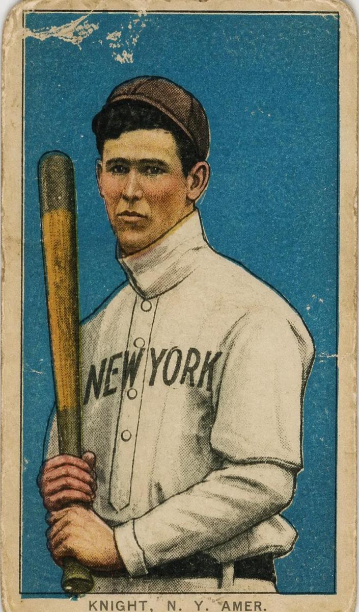 1909-11 T206 Baseball With Bat Jack Knight #NNO PSA 1.5