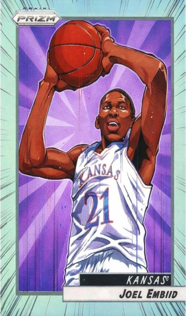 2022 Panini Prizm Draft Picks Basketball Joel Embiid #MAN-JE