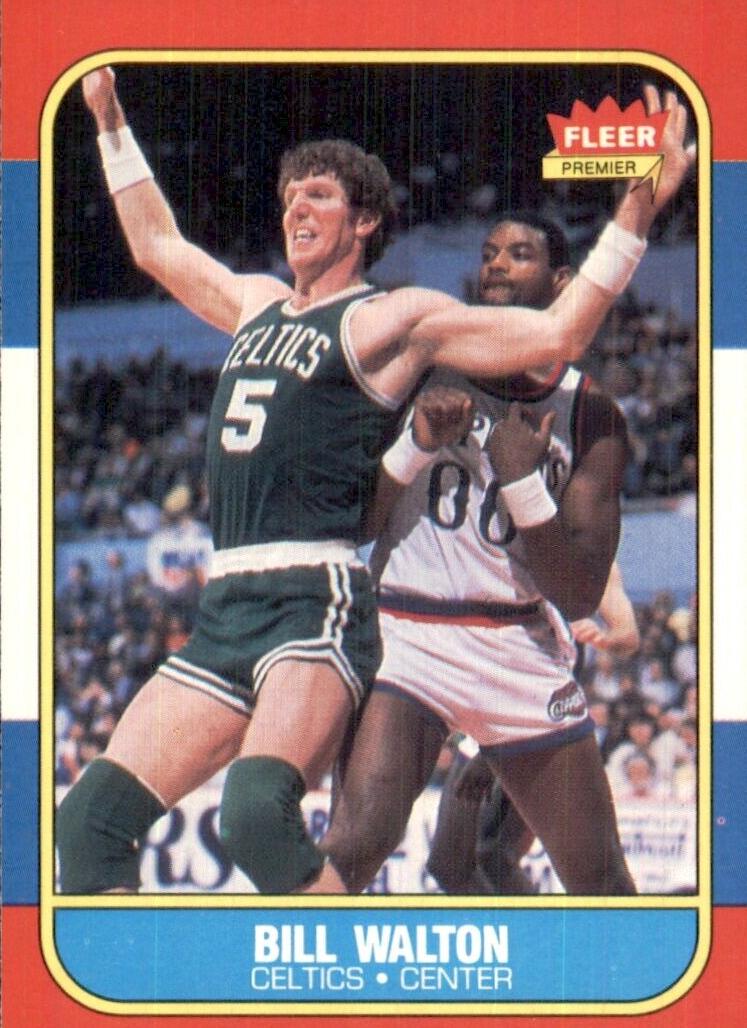 1986 Fleer Basketball Bill Walton #119 PSA 9