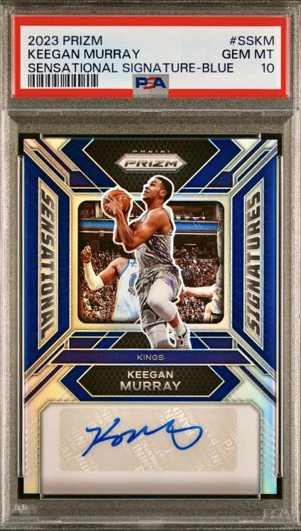 2023 Panini Prizm Basketball Blue Keegan Murray #SS-KM SGC 9.5