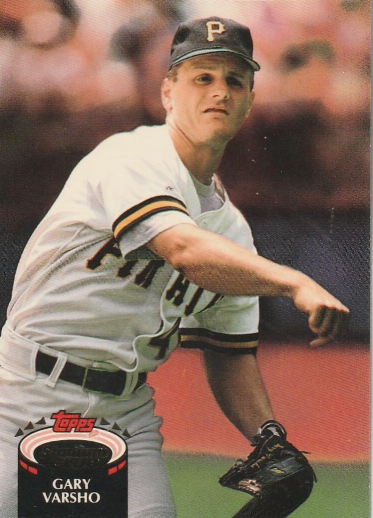1992 Topps Stadium Club Baseball Gary Varsho #568