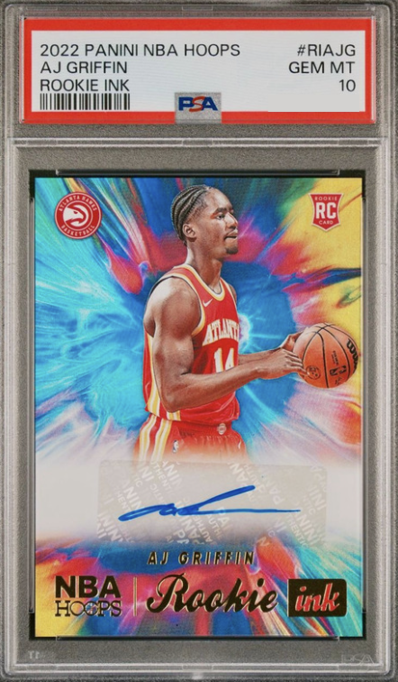 2022 Panini Hoops Basketball AJ Griffin #RI-AJG