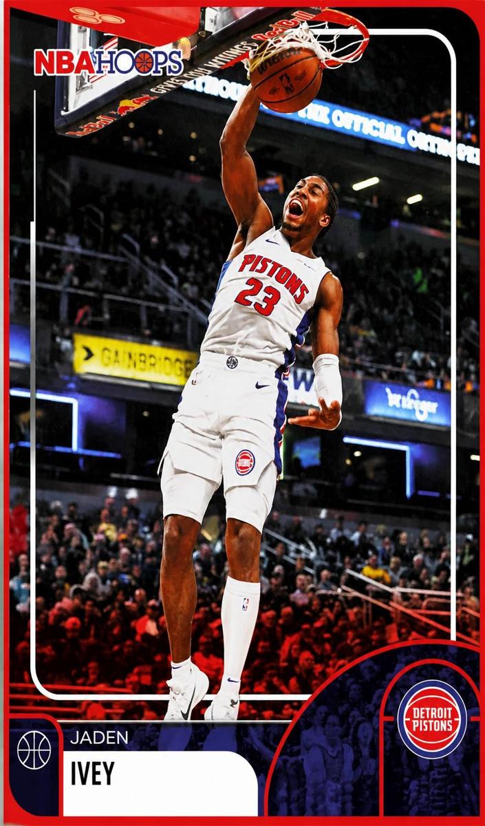 2025 Topps NBA Hoops Basketball Jaden Ivey #187