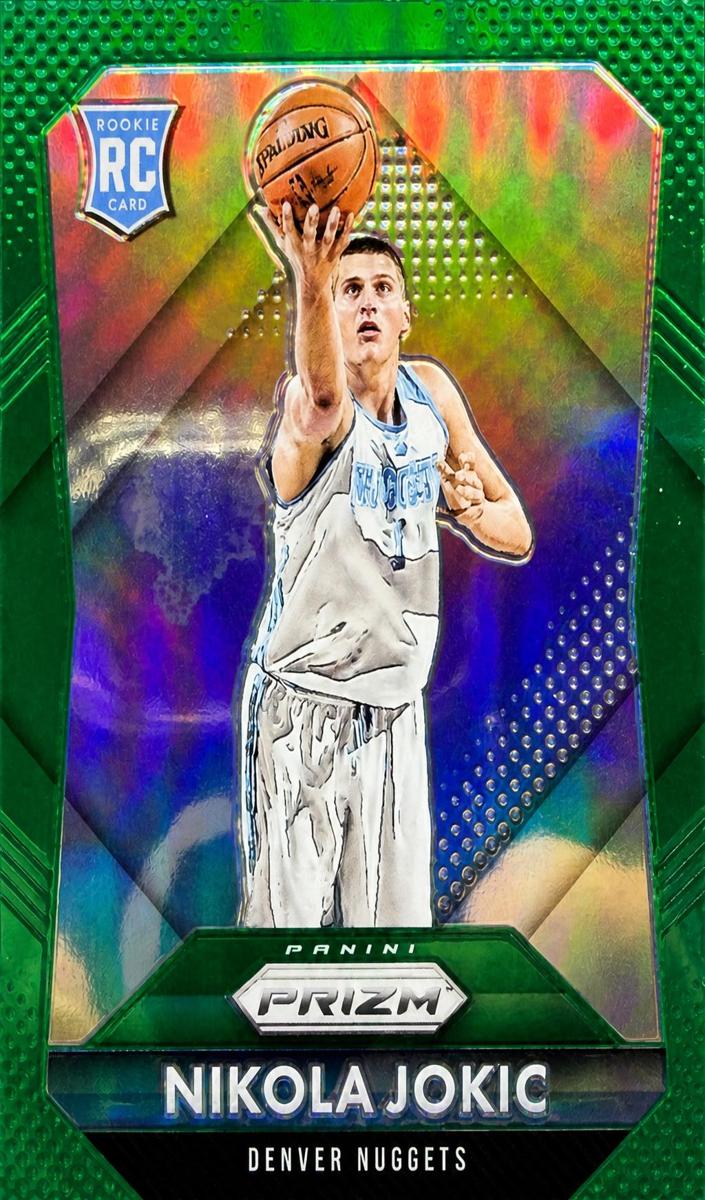 2015 Panini Prizm Basketball Green Nikola Jokic #335