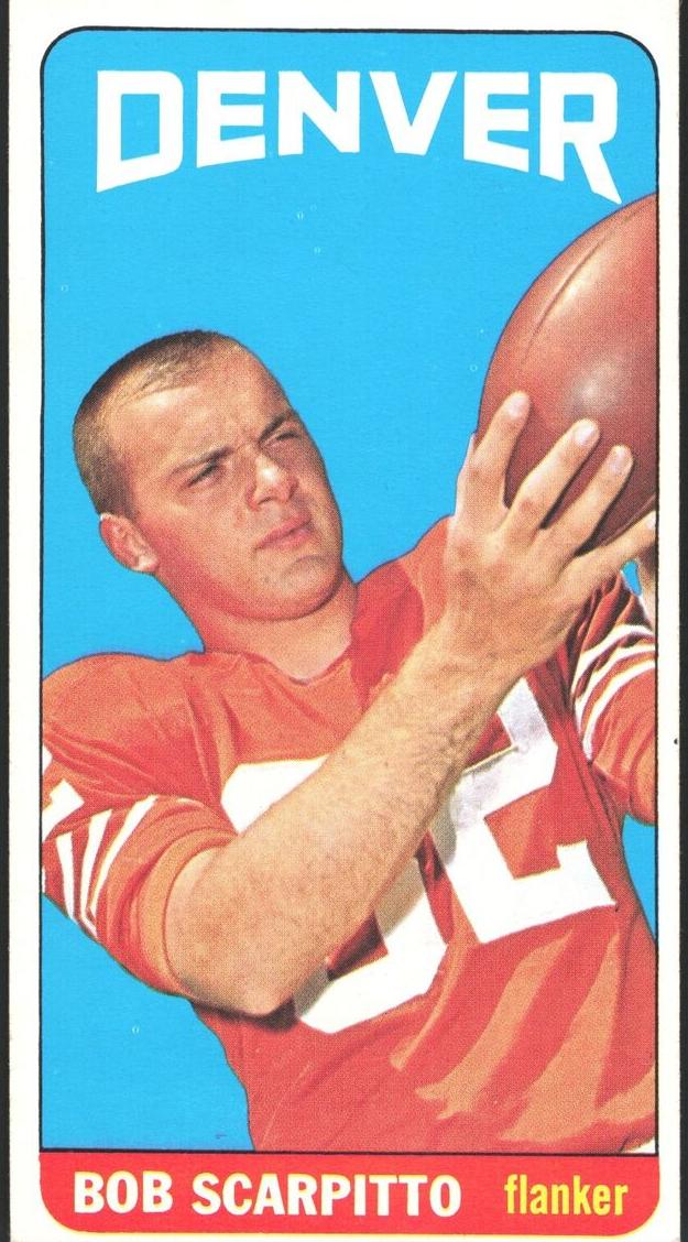 1965 Topps Football Bob Scarpitto #62