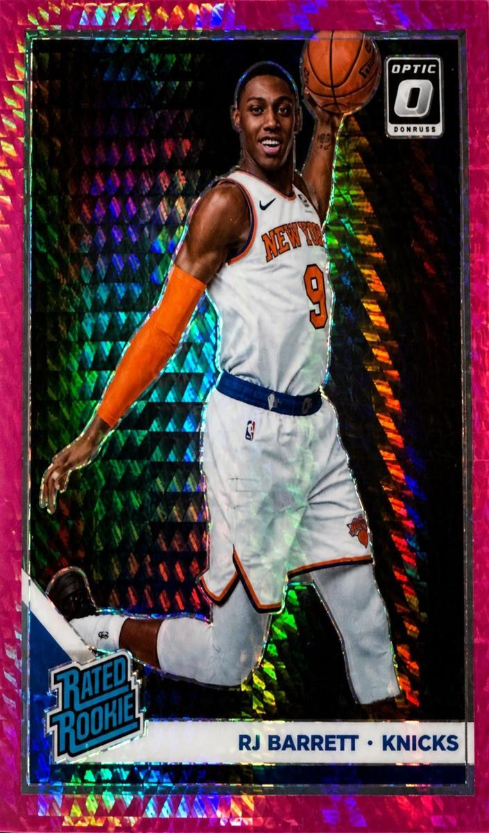 2019 Donruss Optic Basketball Hyper Pink RJ Barrett #178 SGC 9.5