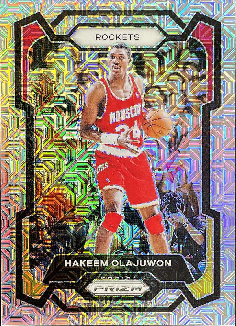 2023 Panini Prizm Basketball Mojo Hakeem Olajuwon #191 PSA 8