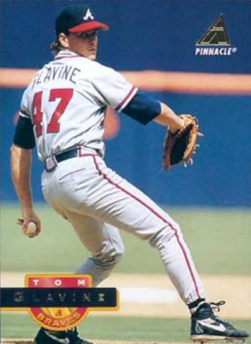 1994 Pinnacle Baseball Tom Glavine #284 PSA 10