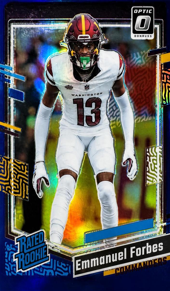 2023 Donruss Optic Football Blue Emmanuel Forbes #299