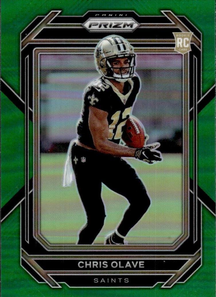 2022 Panini Prizm Football Green Chris Olave #310