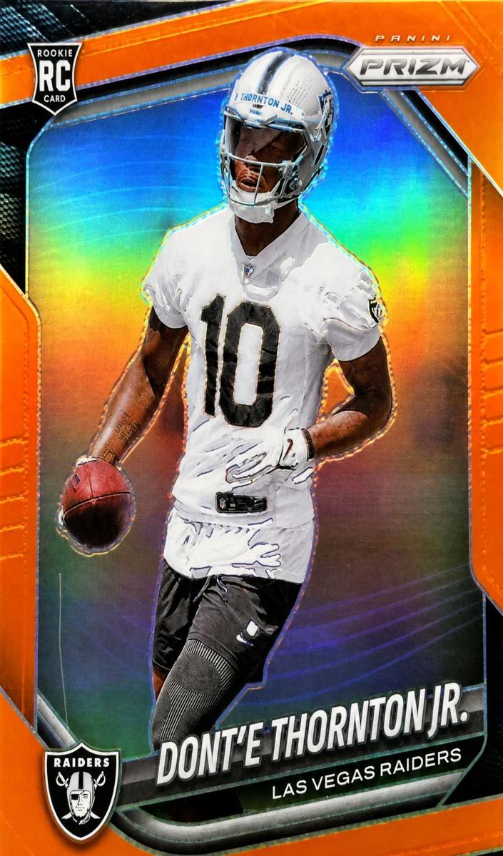 2025 Panini Prizm Football Orange Dont'e Thornton Jr. #369