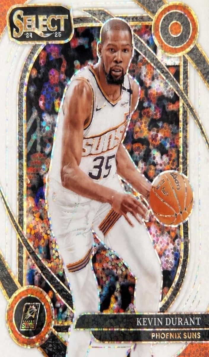 2024 Panini Select Basketball White Sparkle Kevin Durant #242