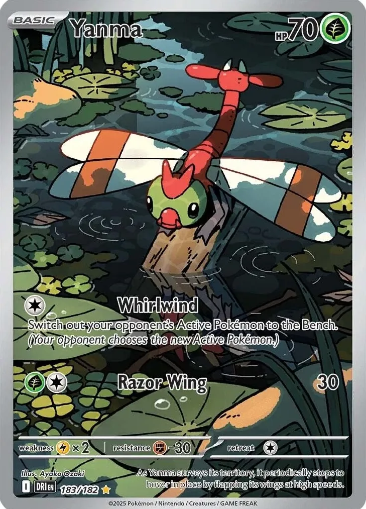 2025 Pokemon Scarlet & Violet Destined Rivals Yanma #183