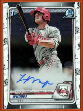 2020 Bowman Chrome Prospects Baseball Logan O'Hoppe #CPA-LOH