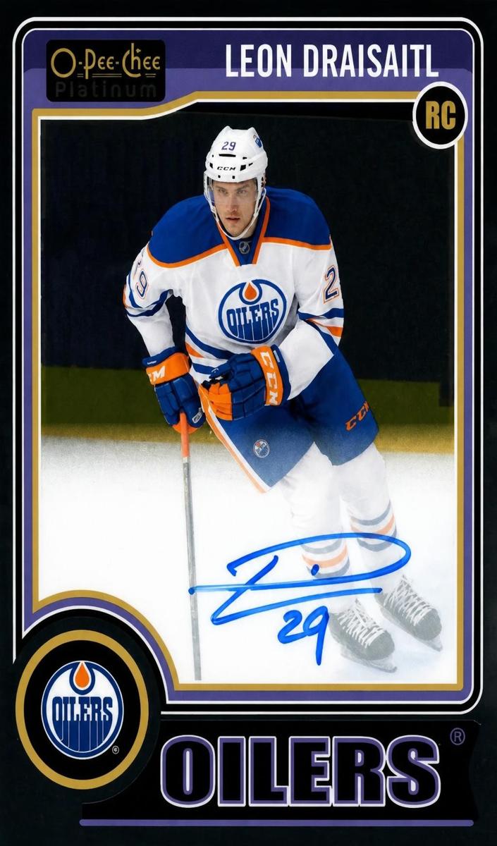2014 O-Pee-Chee Platinum Hockey Leon Draisaitl #RA-5 BGS 9