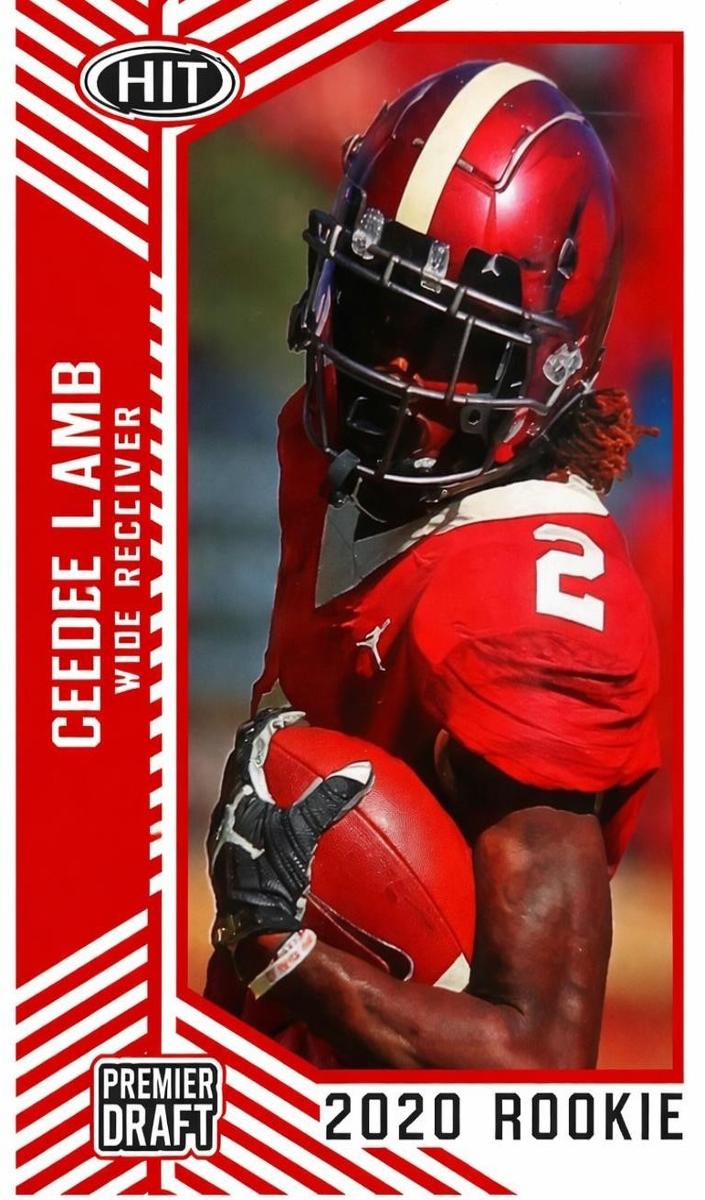 2020 Sage Hit Premier Draft Football Ceedee Lamb #20