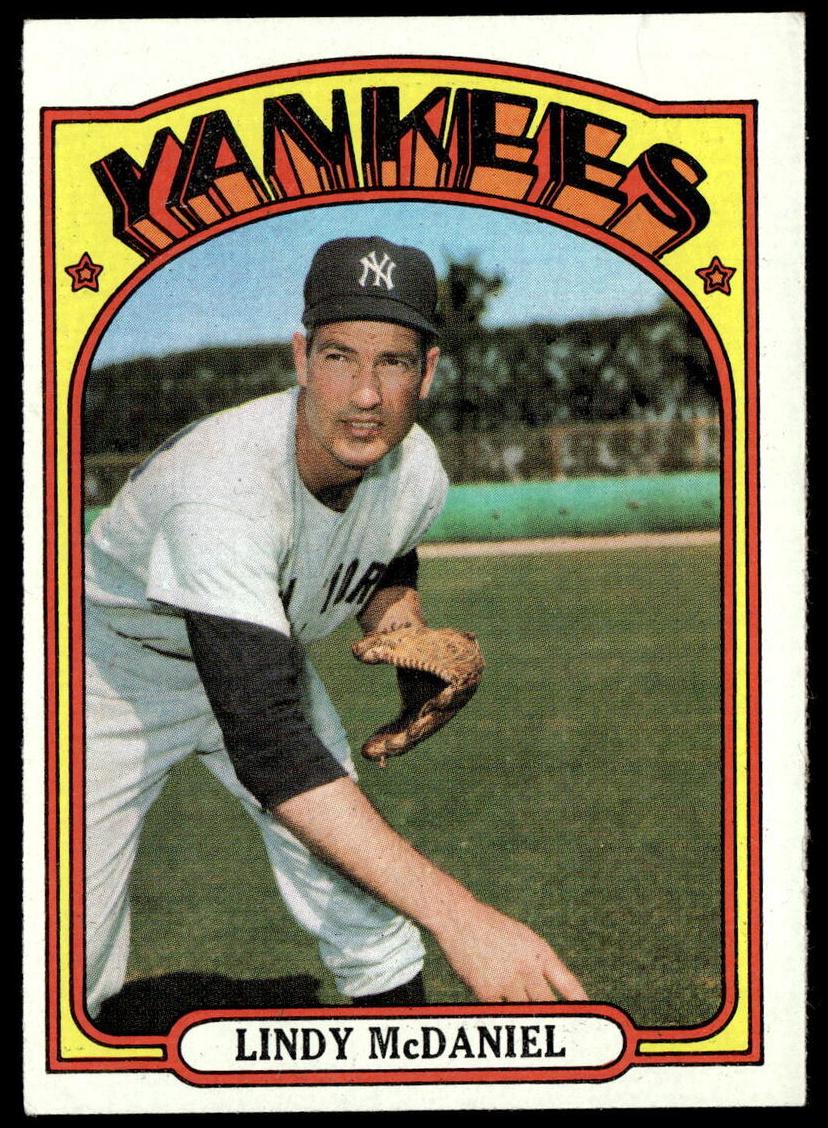 1972 Topps Baseball Lindy McDaniel #513