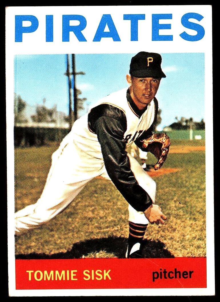 1964 Topps Baseball Tommie Sisk #224