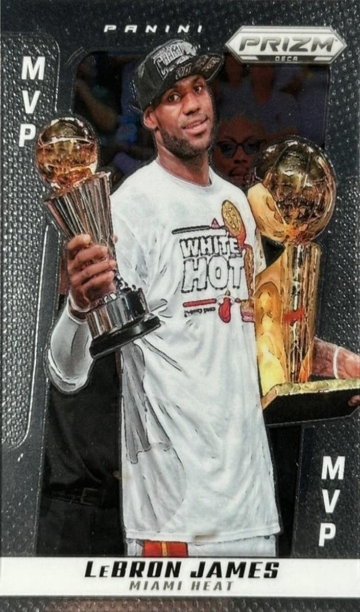 2024 Panini Prizm Deca Basketball LeBron James #289 PSA 9