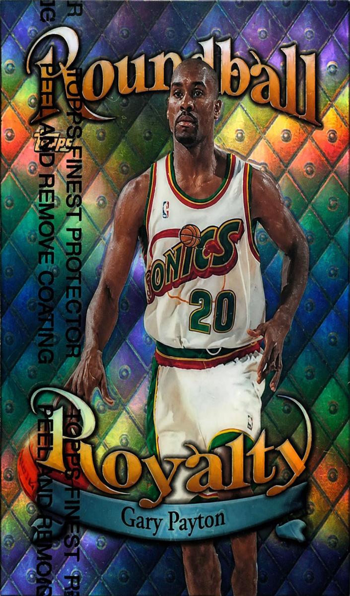 1998 Topps Basketball Refractor Gary Payton #R7