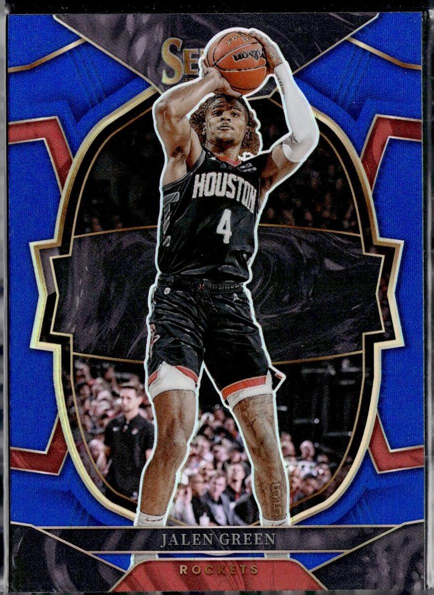 2022 Panini Select Basketball Blue Jalen Green #52