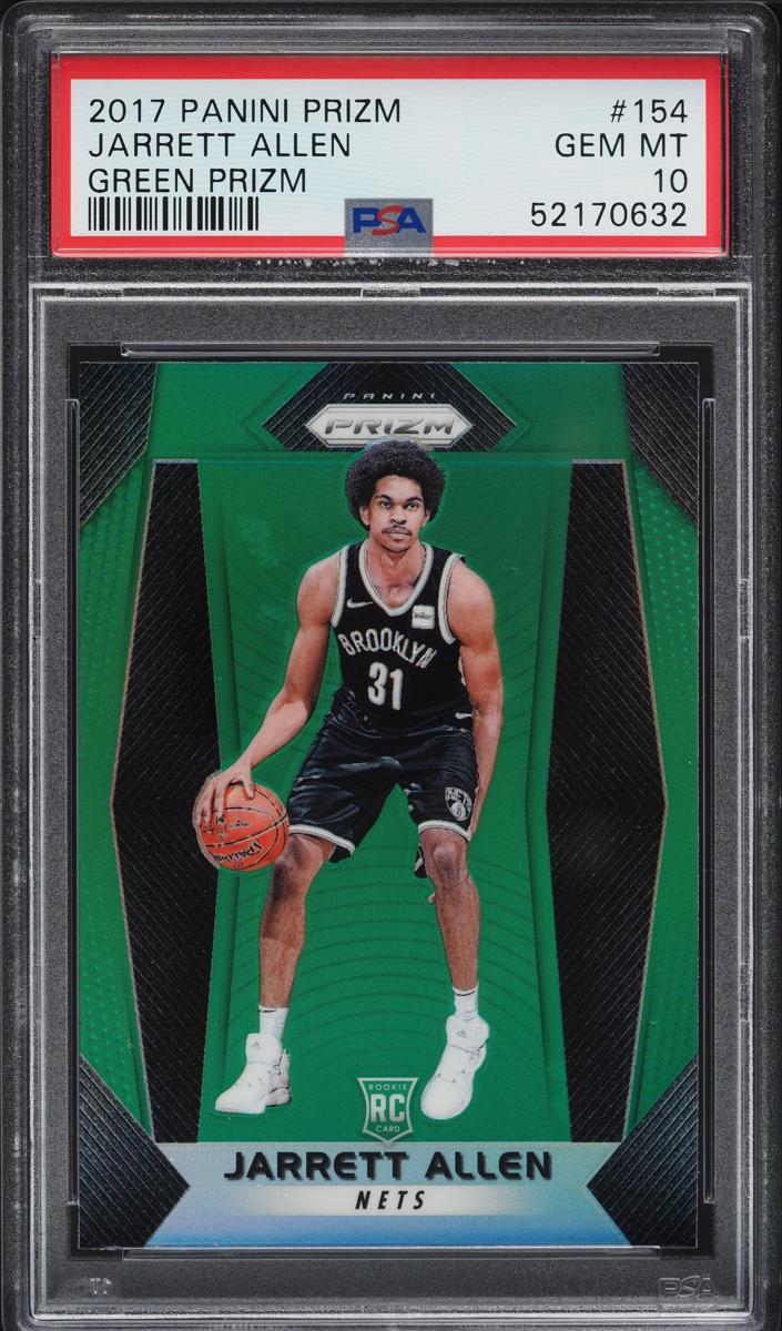2017 Panini Prizm Basketball Green Jarrett Allen #154 PSA 8.5