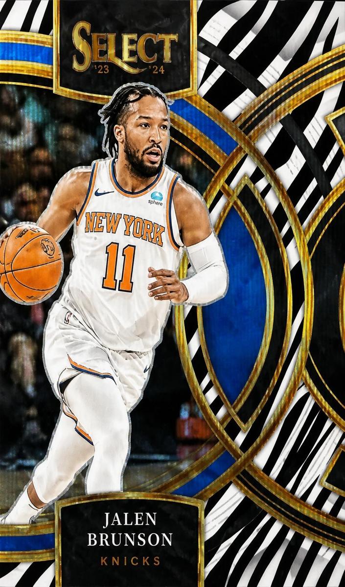 2023 Panini Select Basketball Zebra Jalen Brunson #194