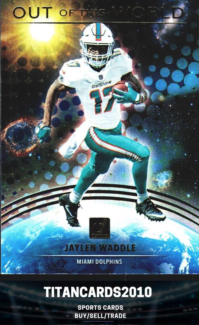 2021 Panini Donruss Football Jaylen Waddle #OW-JWA PSA 9