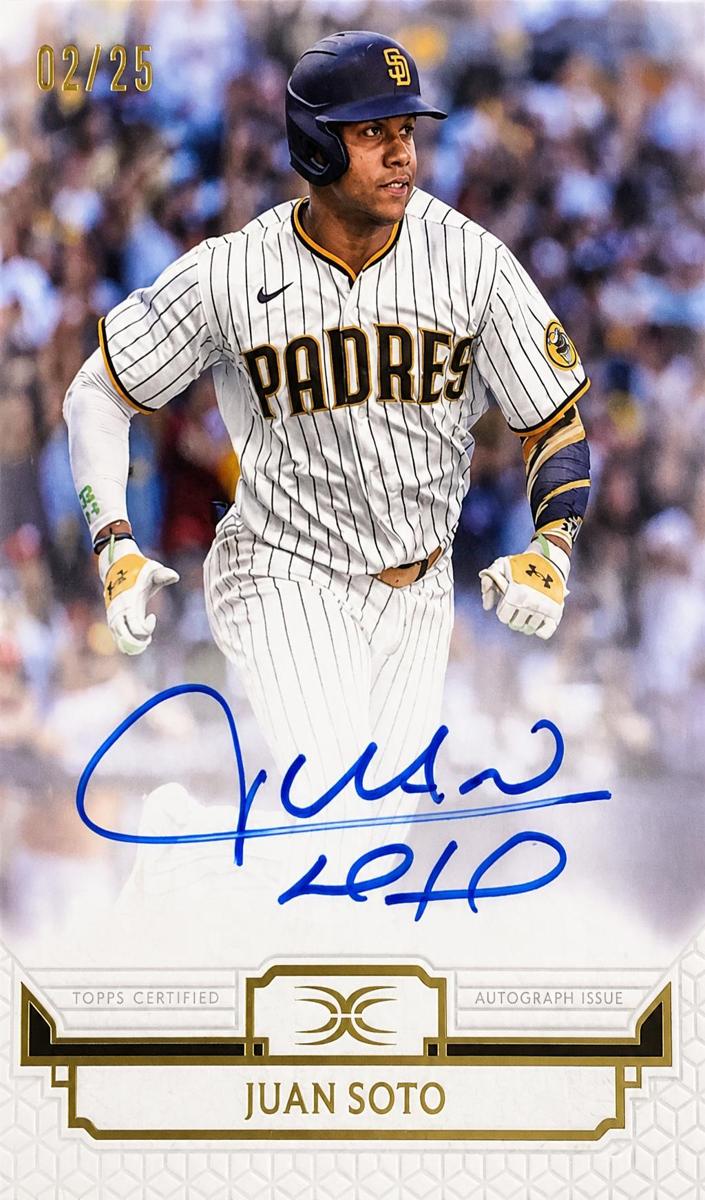 2024 Topps Definitive Collection Baseball Juan Soto #DAAC-JS