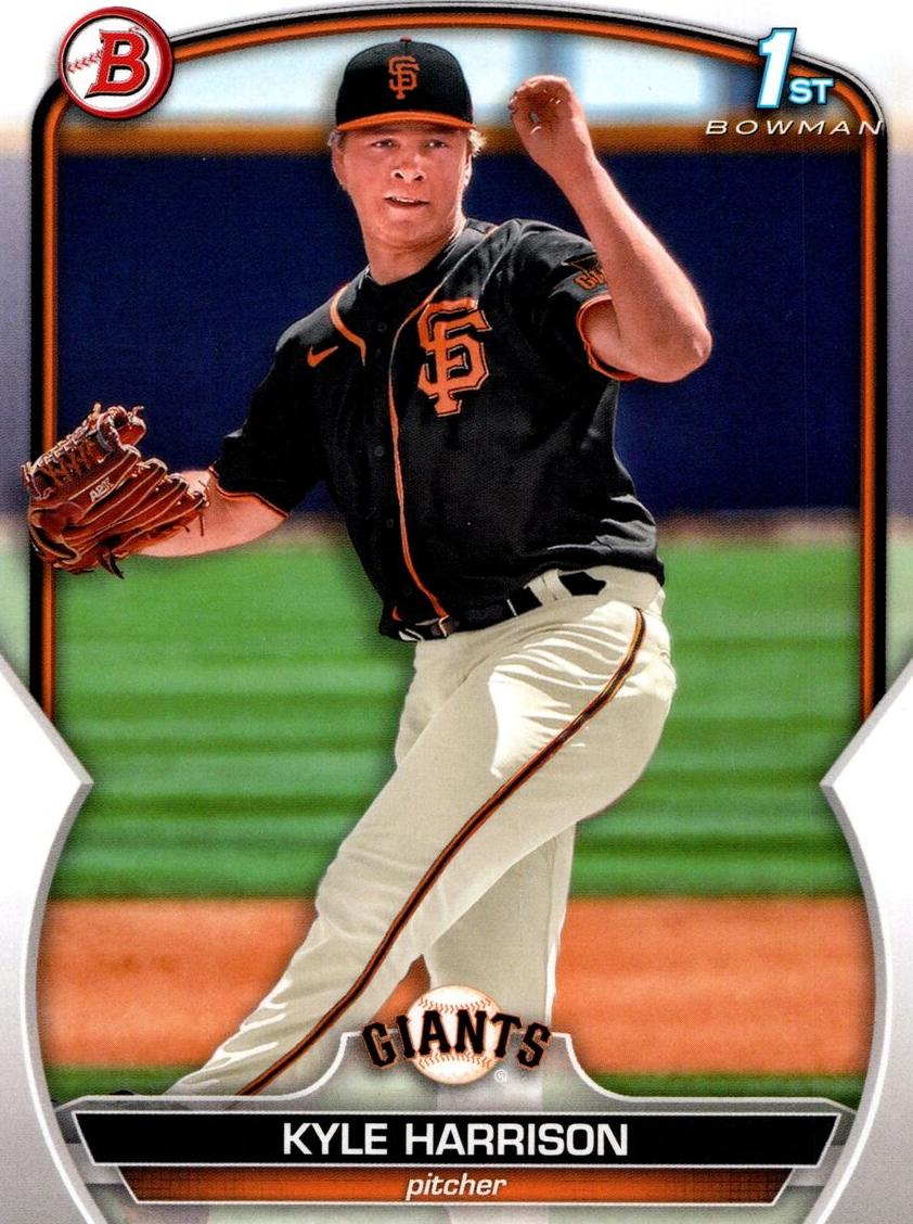 2023 Bowman Prospects Baseball Kyle Harrison #BP-93 PSA 9