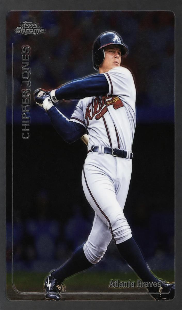 1999 Topps Chrome Baseball Chipper Jones #355 PSA 9