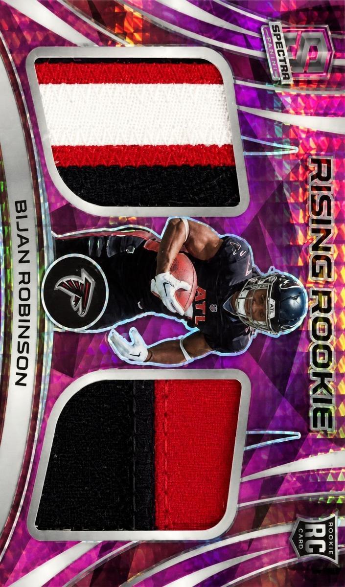 2023 Panini Spectra Football Neon Pink Bijan Robinson #RRM-BRO
