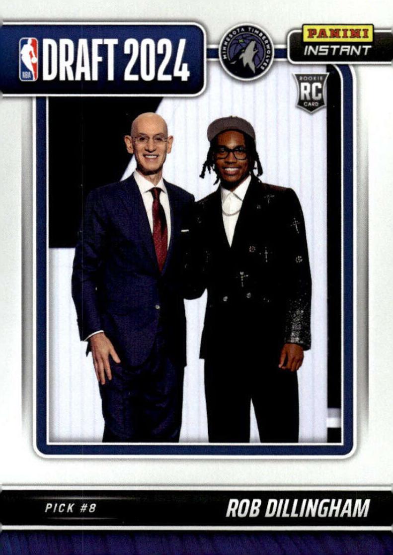 2024 Panini Instant NBA Draft Night Basketball Rob Dillingham #DN-7 SGC 9.5