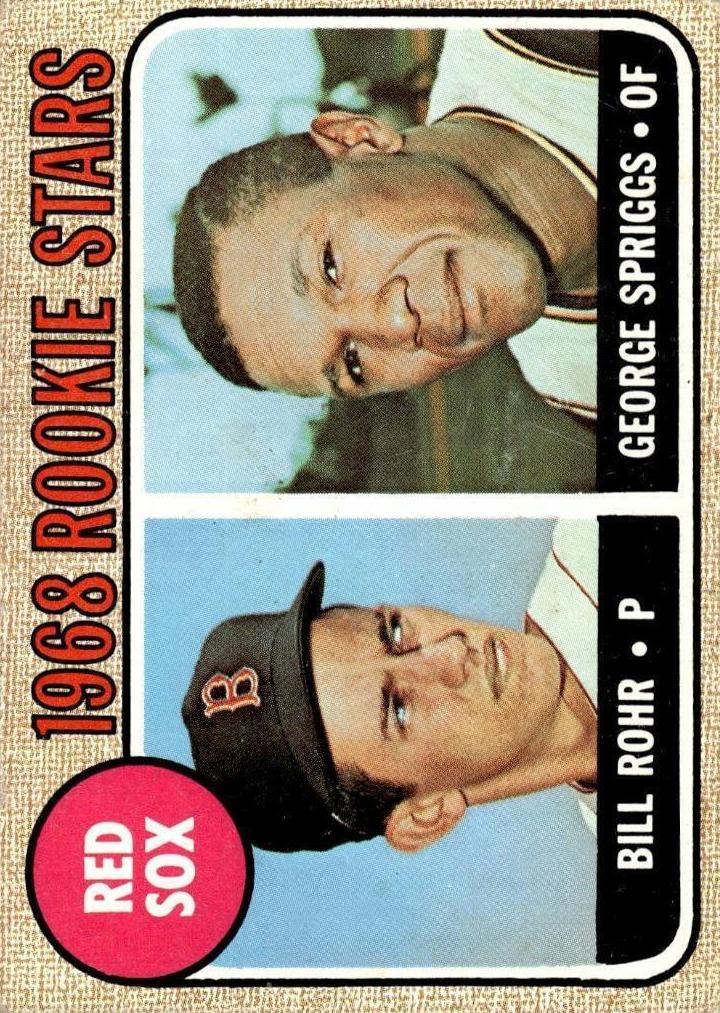 1968 Topps Baseball Red Sox Rookies #314