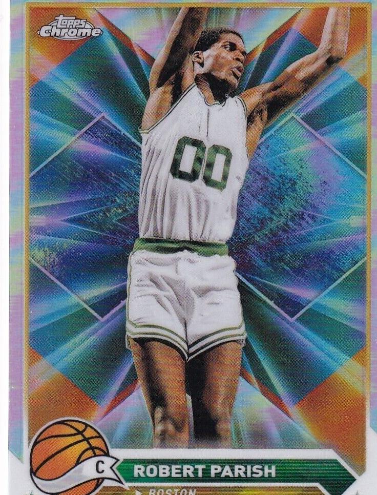 2023 Topps Chrome Basketball Refractor Robert Parish #161