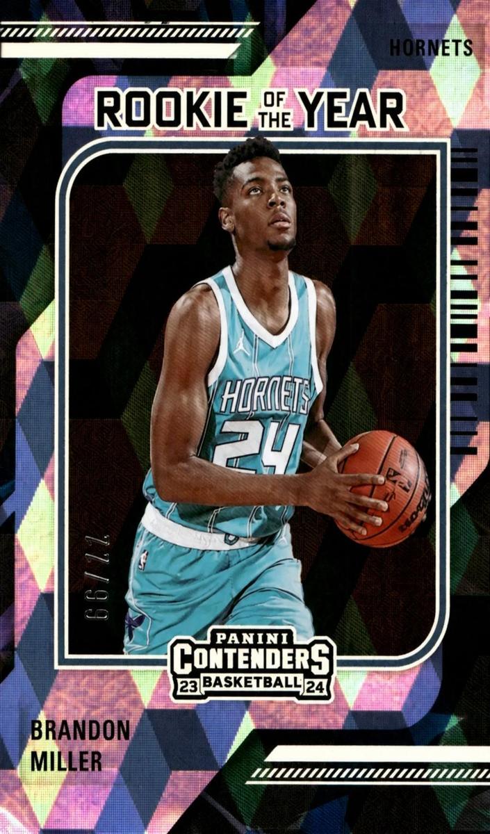 2023 Panini Contenders Basketball Playoff Edition Brandon Miller #7