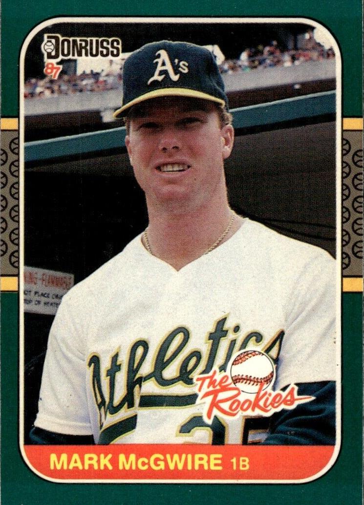 1987 Donruss The Rookies Baseball Mark McGwire #1 PSA 9