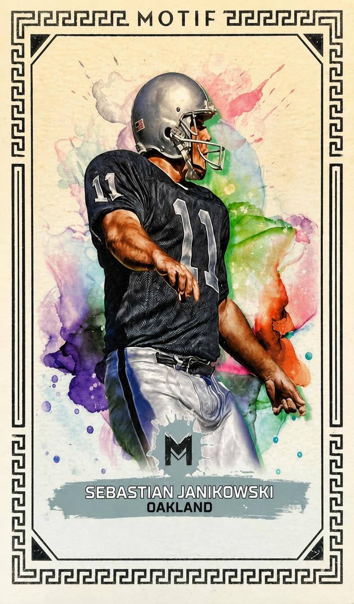 2023 Topps Motif Football Sebastian Janikowski #68