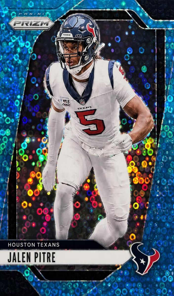 2024 Panini Prizm Football No Huddle Blue Jalen Pitre #118