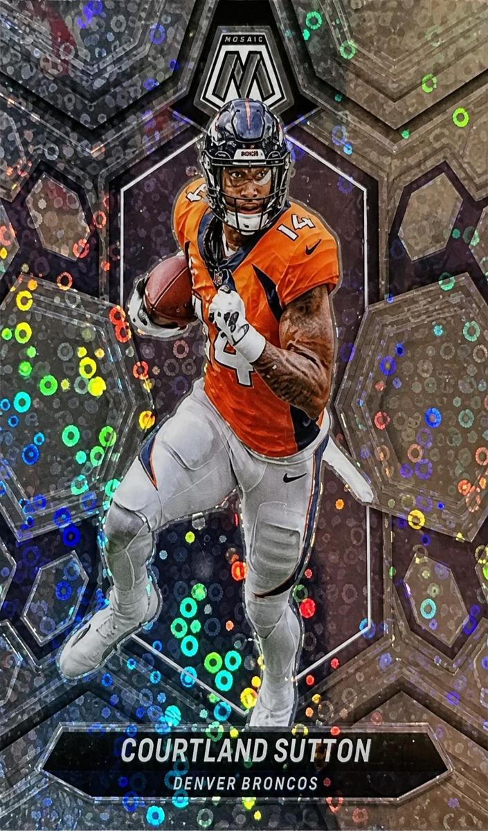 2024 Panini Mosaic Football No Huddle Silver Courtland Sutton #66